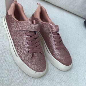 H&M Glittery Pink Kids Sneakers